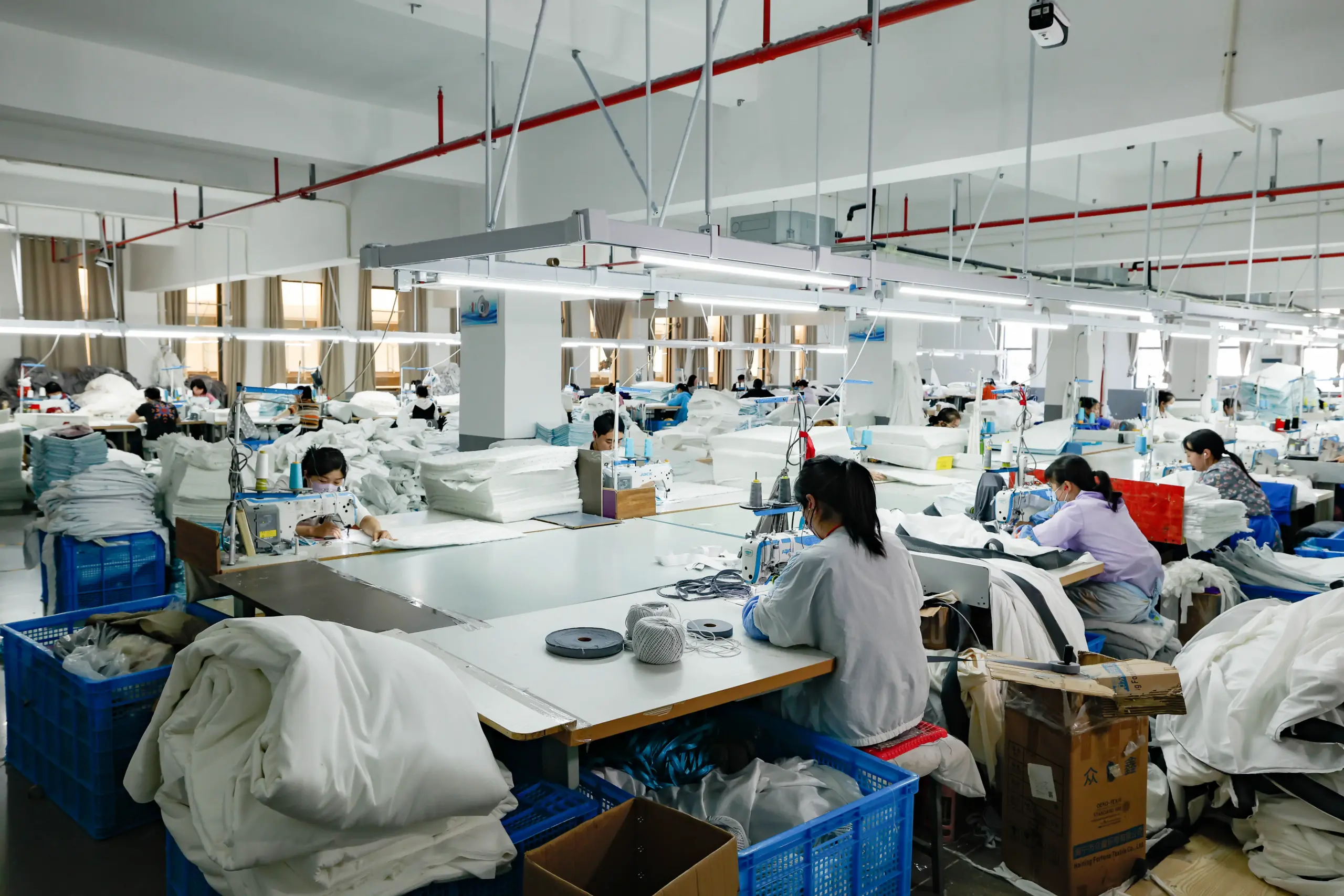comforter manufacturing workshop