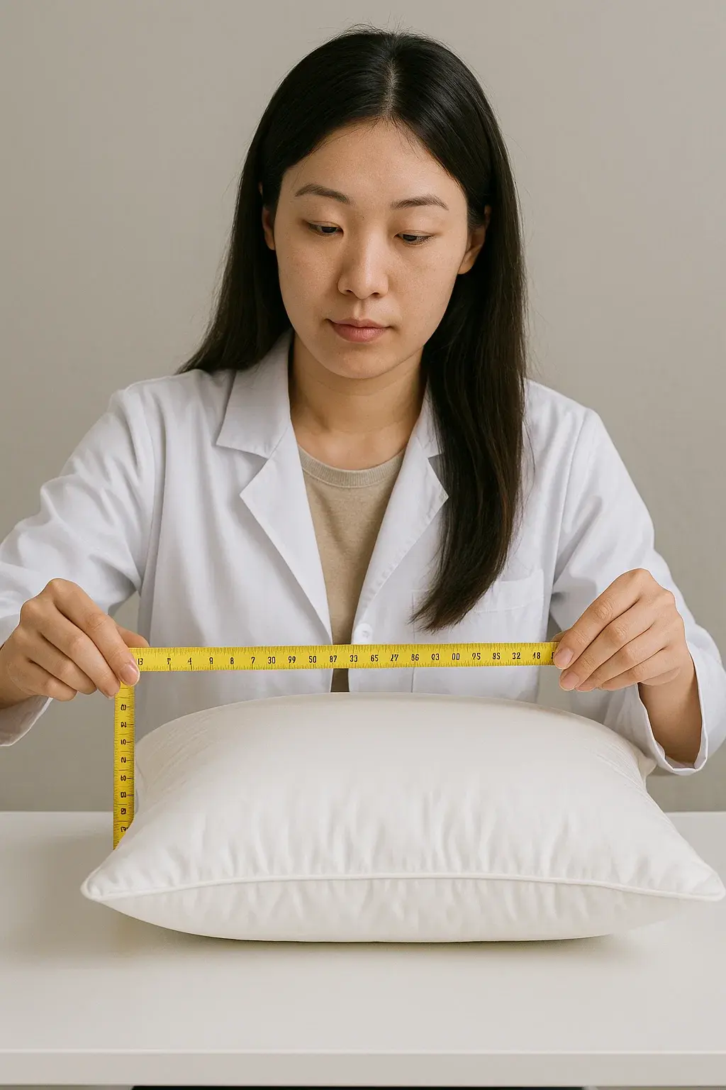 pillow dimension measuring